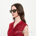 Óculos de sol femininos retangulares da moda